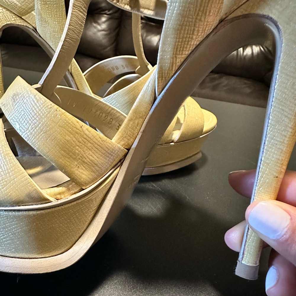 Saint Laurent Paris Saint Laurent Paris platform heels